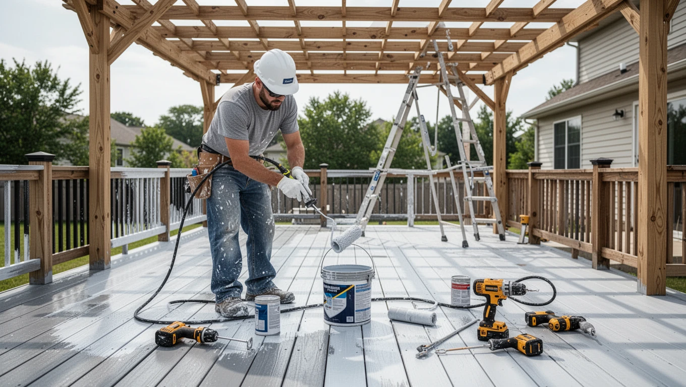 Deck & Pergola Staining